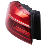 Tail Light For 2016-2017 Passat Built To 7/3/2016 Bulb Type Body Mounted Set 8222-0023LR - product image