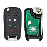 Flip Remote Key Fob Set (2 Pack) for 2011-2015 Chevrolet Volt OHT05918179 22923862
