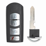 Smart Remote Key Fob for 2009-2015 Mazda MX-5 Miata WAZX1T763SKE11A04