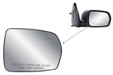Passenger Right Side Door Mirror Glass Heat With Back Plate for 15-24 Ford Edge JT4Z-17682-AA - view 1
