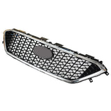 Front Upper Honeycomb Grille without Sensor Hole for 2015-2017 Hyundai Sonata