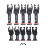 Oscillating Multi Tool Japanese Tooth Saw Blades 10 Pack Extra Long