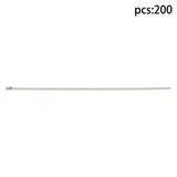 304 Stainless Steel Cable Ties 11.8 Inch 200 Pack 330 lb