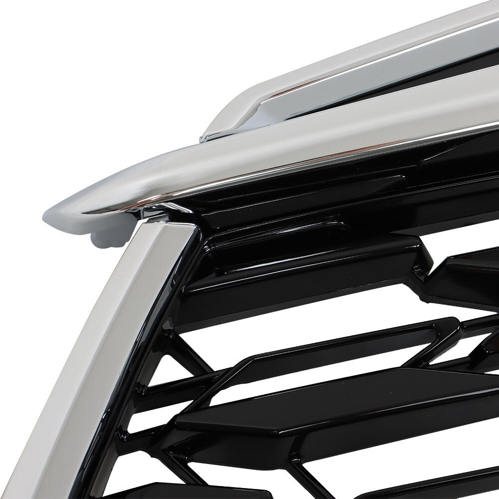 Black Chrome Mesh Front Grille for 2020-2022 Toyota Highlander