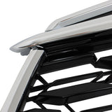 Black Chrome Mesh Front Grille for 2020-2022 Toyota Highlander