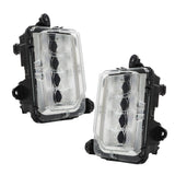 Front Bumper LED Fog Lights with Bezels for 2019-2022 GMC Sierra 1500 84513246