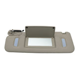 Gray Left Driver Sun Visor with Light for 2007-2014 Chevrolet GMC Cadillac 22850306