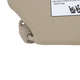 Left Tan Sun Visor with Lamp for 2014-2019 Infiniti JX35 QX60 Nissan Pathfinder 964019PB0A – product image 9