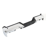 Chrome Rear Bumper Assembly for 2017-2022 Ford F-250 F-350 Super Duty