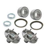 Front Wheel Hub and Bearing Pair for Toyota 4Runner Sequoia Tundra Tacoma 2WD 710571 – product image 3
