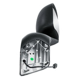 Passenger Right Side Black Hood Mirror for 18-26 Freightliner New Cascadia 116 A22-77790-001 - view 9