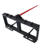 49 Inch Hay Spear Sleeve Attachment for Skid Steer Quick Attach 3000 Lb
