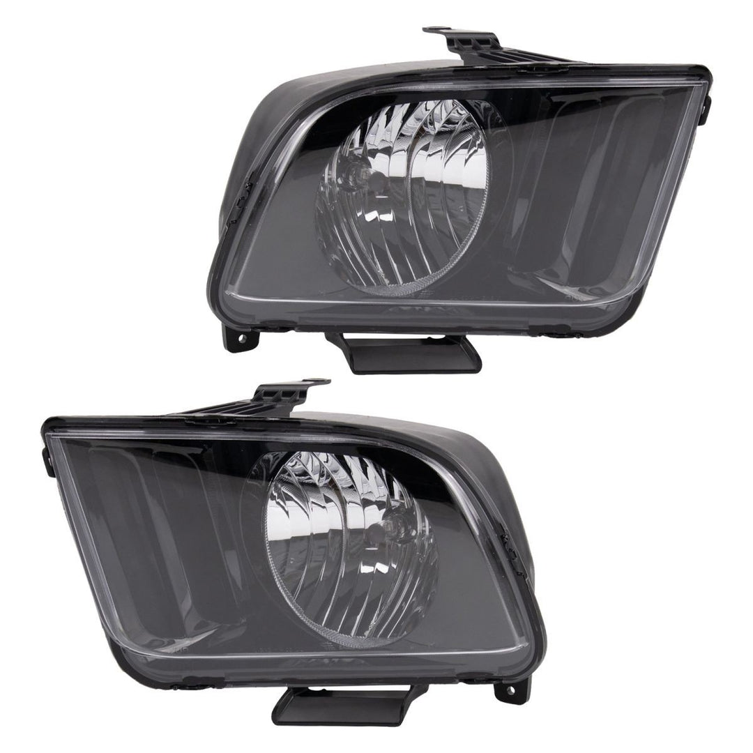 Halogen Headlight Pair for 2007-2009 Ford Mustang