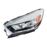 Driver Side Chrome Halogen Headlight for 2017-2019 Ford Escape GJ5Z13008P