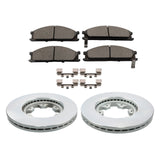 Front Brake Rotor and Pad Kit for 1986-2002 Nissan Frontier Pickup D21 Pathfinder 3214