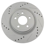 Front Performance Ceramic Brake Pad & Drilled Rotor Kit for 2011-2014 Ford Mustang