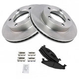 Front Semi-Metallic Brake Pad & Rotor Kit for 1994-1996 Ford Bronco & F-150