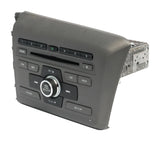 2012 Honda Civic OEM AM/FM Single CD Radio 39100-TR0-A81 Face 4BCJ Code Included - product image