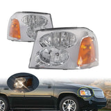 Halogen Headlight Pair with Bulbs for 2002-2009 GMC Envoy EBAY-377002147332 – product image 2