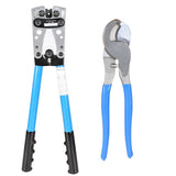 Battery Cable Lug Crimping Tool with Cable Cutter for 10-0 AWG