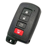 Smart Key Shell Set of 2 for 2013-2018 Toyota RAV4 2014-2017 Highlander HYQ14FBA