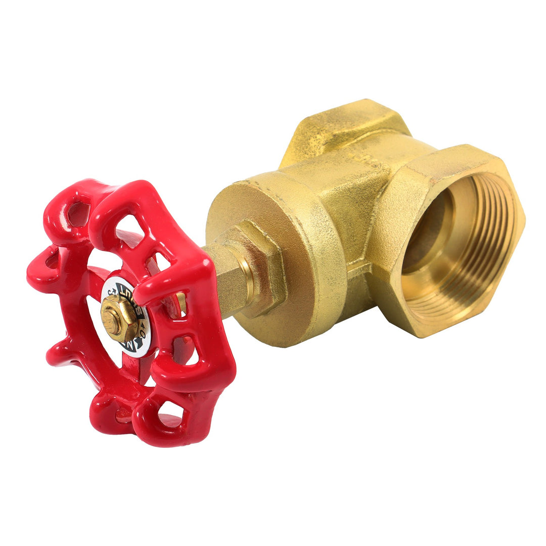 1-1/2 Inch NPT Brass Gate Valve DN40 200 PSI