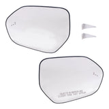 Mirror Glass with Base For 2018-2019 Camry Blind Spot Detection Set 8790206190 6339-0021LR - product image