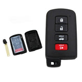Smart Key Shell Set of 2 for 2013-2018 Toyota Avalon 2013-2017 Camry 2014-2019 Corolla HYQ14FBA