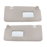 Sun Visor Pair with Mirror for 2007-2012 Nissan Versa Gray 96400-EM31A