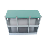 6 Compartment Metal Chicken Nesting Box Wall Mount for Hens