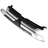 Front Grille Black Silver for 2019-2020 Mitsubishi Outlander