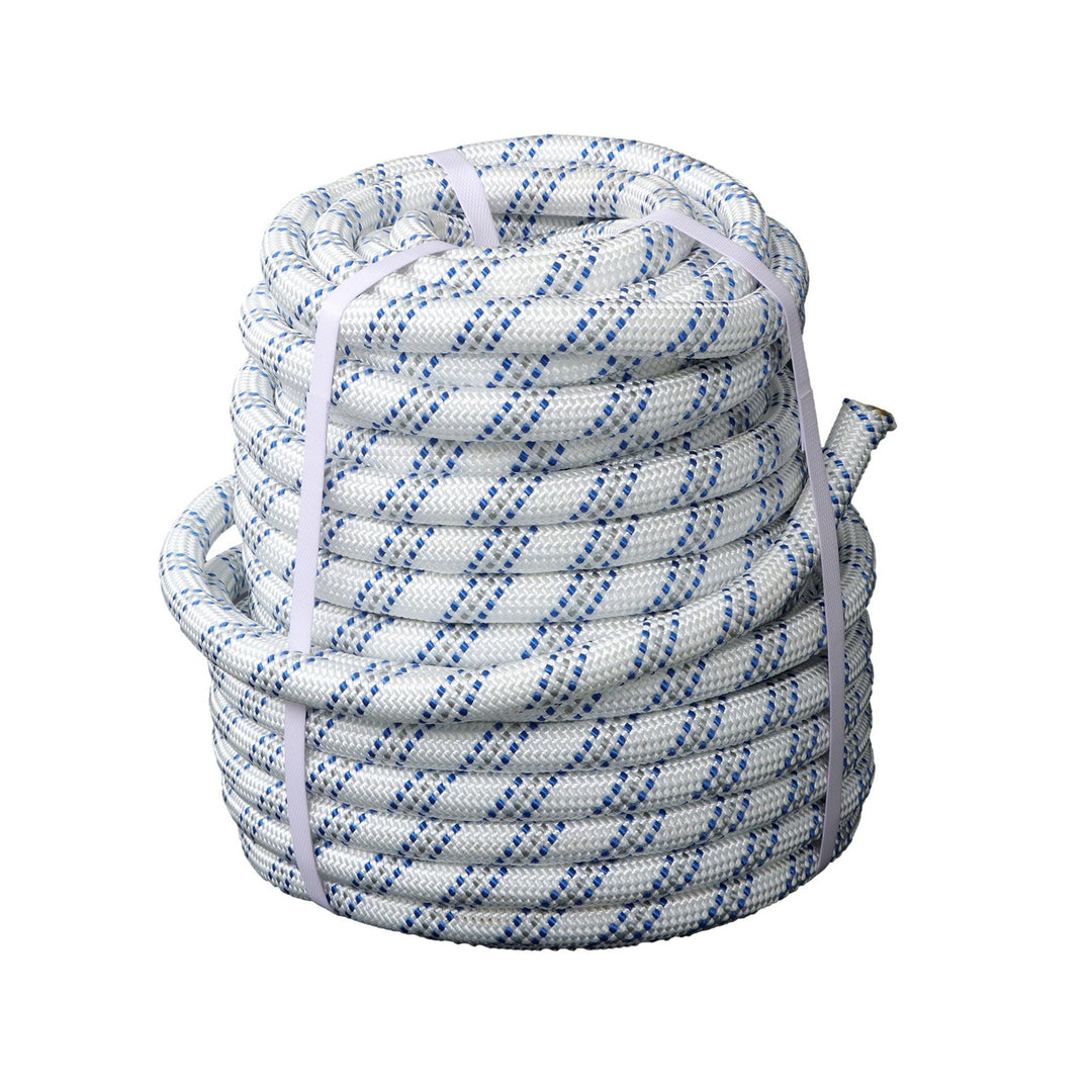 3/4 Inch x 120 Ft Double Braided Polyester Rope 3200 Lbs Breaking Strength