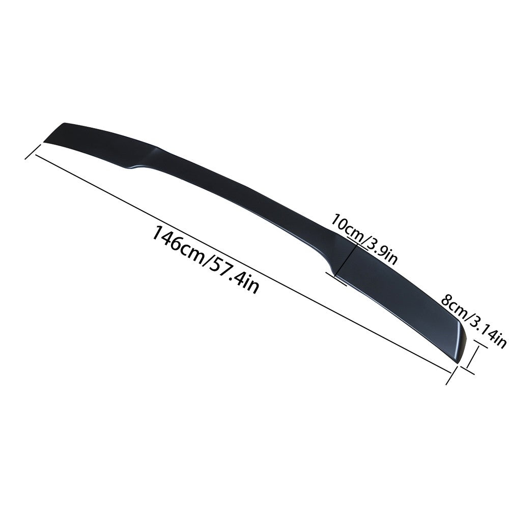 Matte Black ZR1 Style Rear Trunk Spoiler for 2005-2013 Chevrolet Corvette C6