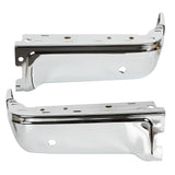 Chrome Steel Rear Bumper End Caps Pair for 2009-2014 Ford F-150