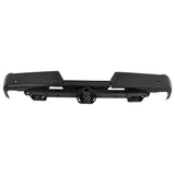 Black Steel Rear Bumper with Hooks for 2015-2020 Ford F-150
