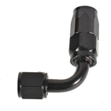 -6AN 90 Degree Swivel Hose End Fitting 2 Pack Black