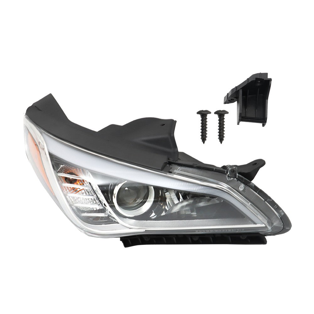 Right Passenger Side Halogen Headlight for 2015-2017 Hyundai Sonata HY2503183