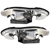 Black Headlight Pair for 1998-2002 Chevrolet Camaro 16525313 16525314