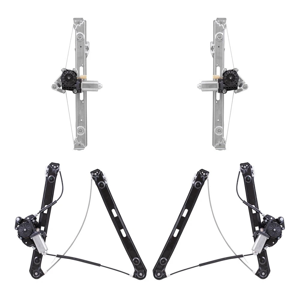 4 Pc Set of Power Window Regulators with Motor for 1999-2005 3-Series Sedan/Wagon 8552-0002C4 - product image