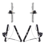 4 Pc Set of Power Window Regulators with Motor for 1999-2005 3-Series Sedan/Wagon 8552-0002C4 - product image