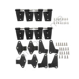 Upper and Lower Front Door Hinges ETL-2023067 for 2007-2018 Jeep Wrangler JK