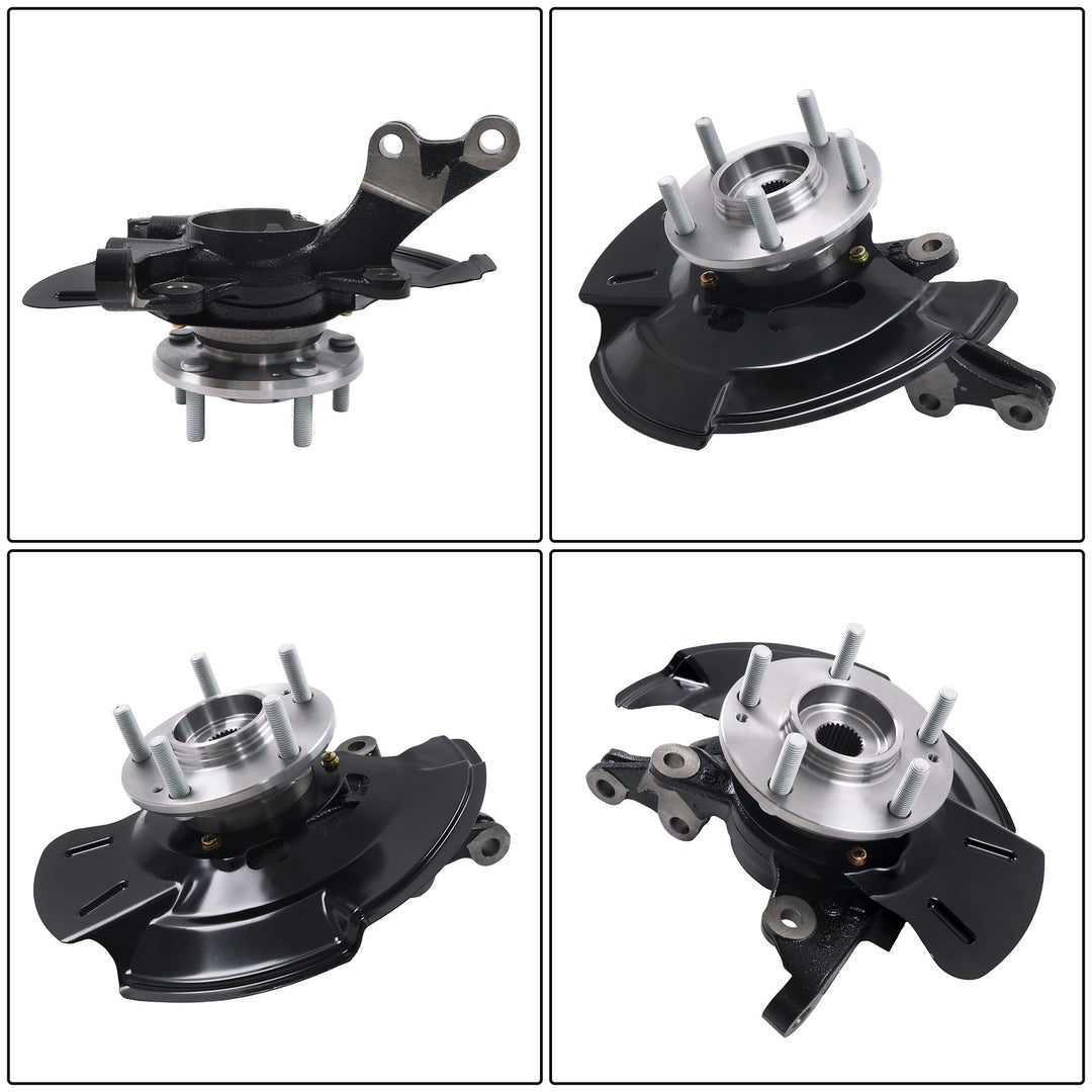 Front Steering Knuckle with Hub Bearing RH Passenger Side for 2007-2012 Hyundai Elantra 697-936
