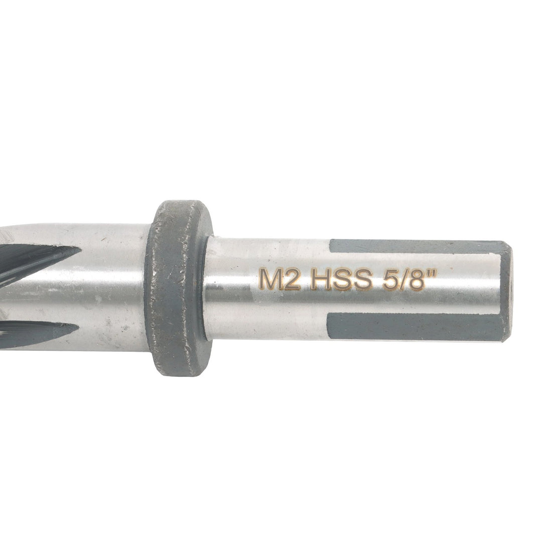 5/8 Inch M2 HSS Taper Reamer for Metal Wood and Plastic