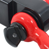 2 Inch Shackle Hitch Receiver with D-Ring 45000 Lbs Break Strength