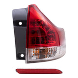 Passenger Tail Light Quarter Mounted & Rear Reflector for 11-14 Toyota Sienna 6222-0121RC2 - product image