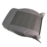 Front Seat Cover Pair with Driver Foam Cushion for 2007-2010 Jeep Wrangler