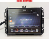2014-2018 Jeep Cherokee Navigation Display Screen Monitor Radio Bezel Trim Vents OEM 68211959AI - product image