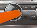 2010-2016 LAND ROVER LR4 RADIO CONTROL CENTER WITH CLOCK PHONE NAV CH22-18C858-BB OEM - product image