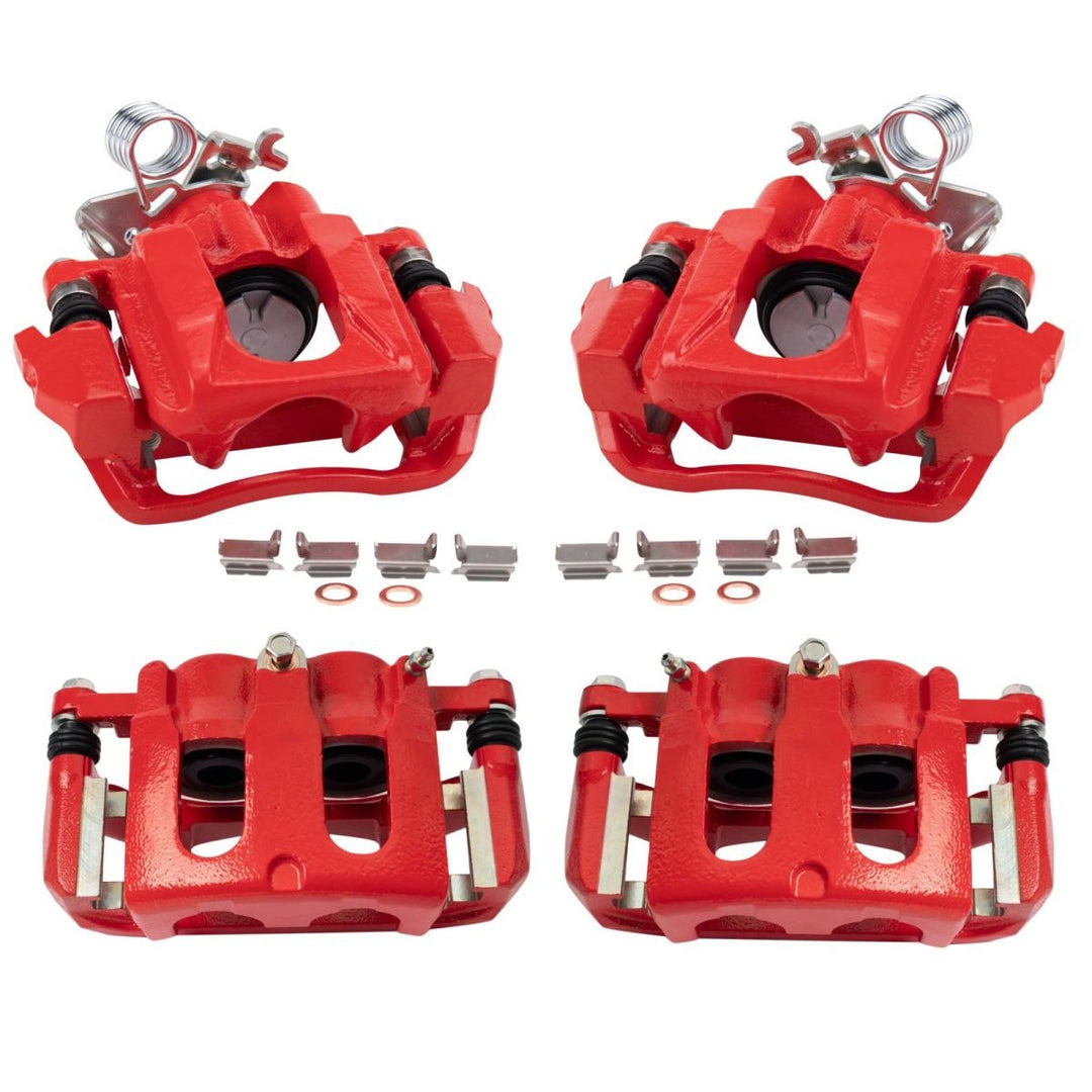 Front & Rear Performance Brake Caliper Set of 4 for Ford Taurus, Explorer, Flex & Lincoln MKT