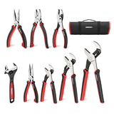ARROW 8-Piece Pliers and Wrench Set with Roll-Up Pouch